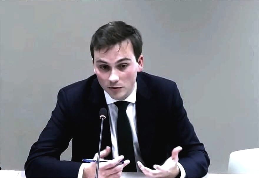 Hugo Huet, président du Conseil d’orientation des politiques de jeunesse (COJ) lors de son audition, le 2 avril, devant la délégation aux outre-mer de l'Assemblée nationale.